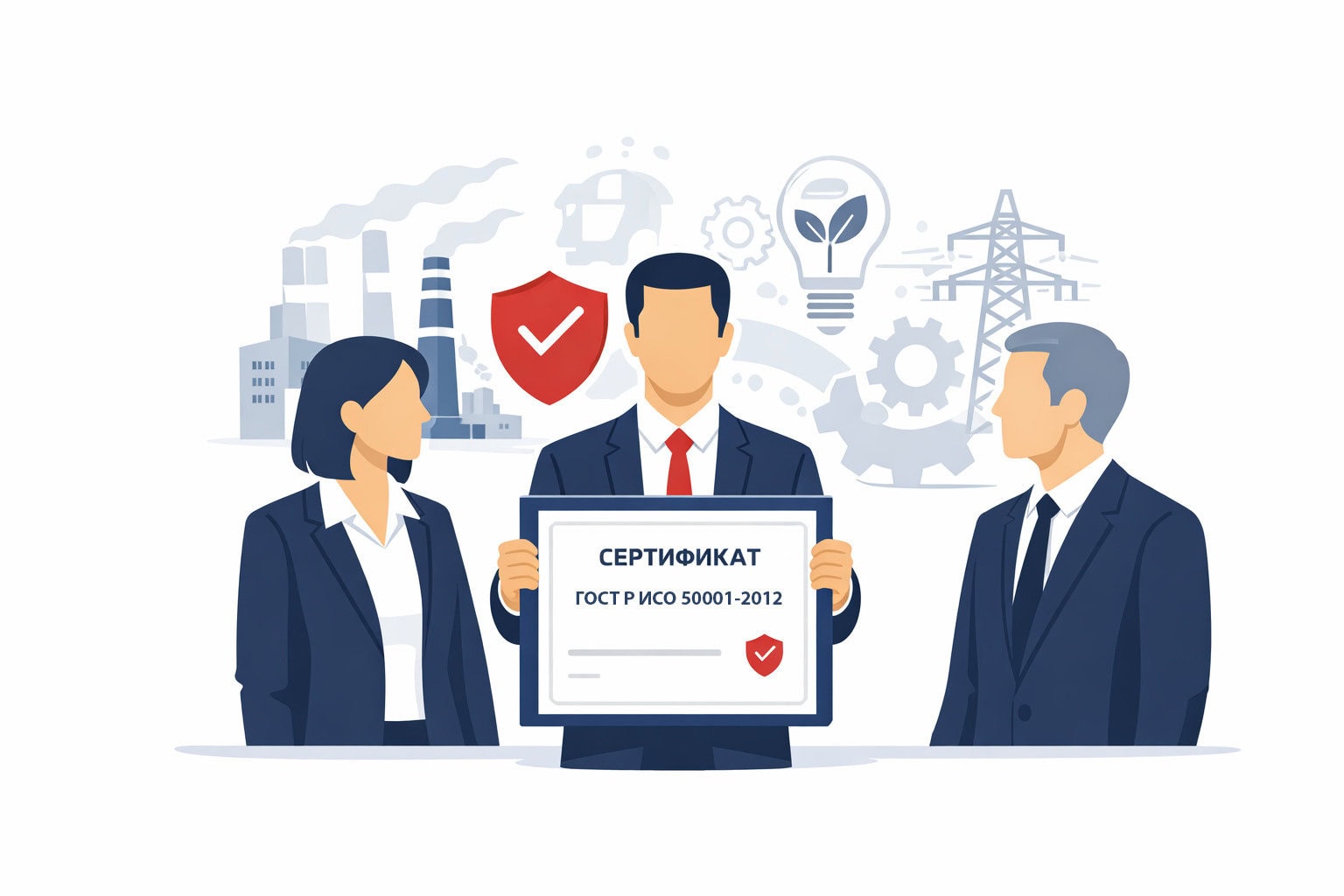 Оформление сертификата ГОСТ Р ИСО 50001-2012 в Новокубанске по всему Новокубанскому району Краснодарского края
